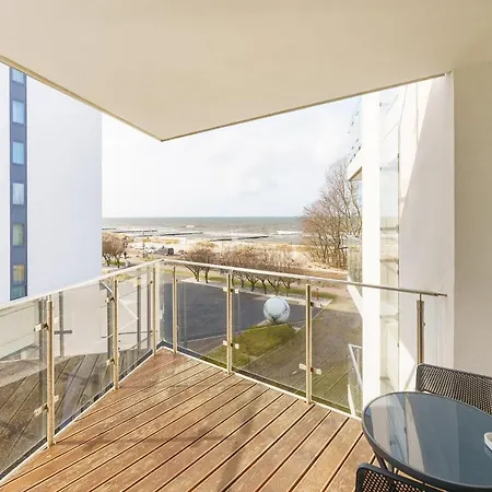 Z Widokiem Na Morze Z Aneksem Kuchennym I Basenem Ultra Marine Appartement Kołobrzeg