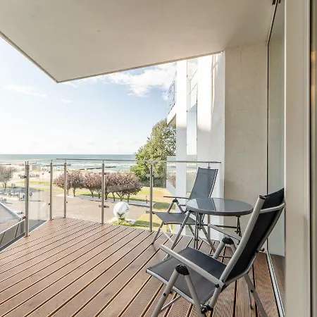 Z Widokiem Na Morze Z Aneksem Kuchennym I Basenem Ultra Marine Apartment Kolobrzeg